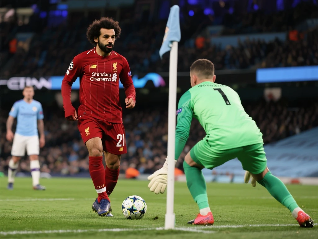 【英超】利物浦主场2-0力克曼城，哈克波破门，萨拉赫点球建功