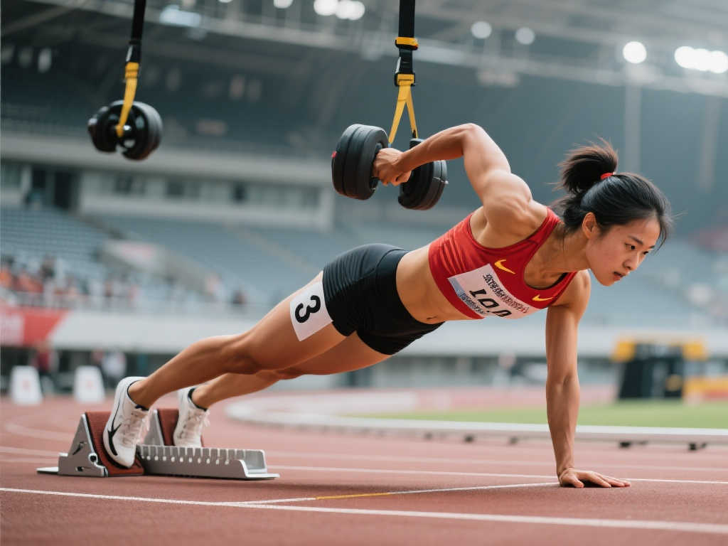 吴艳妮核心力量惊艳，堪称“天花板”级别！